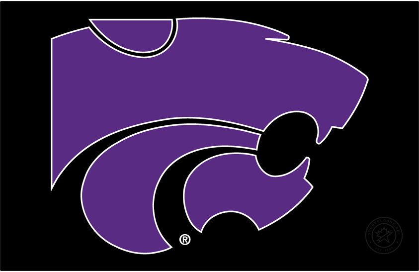 Kansas State Wildcats 1989-2019 Primary Dark Logo iron on transfers for clothing